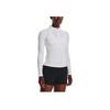 Under Armour Ss23 Iso-Chill Series Solid 1/4 Zip Running Long Sleeve T-Shirt Women Tops White 1378707-100