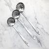 Soup Ladle Colander Spoon High Temperature Resistant Long Handle Stainless Steel Hanging  Pot Scoop For Kitchen