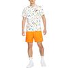 Nike High-Waist Drawstring Athletic Training Shorts With Logo Pocket Men Bottoms Orange DM6830-886