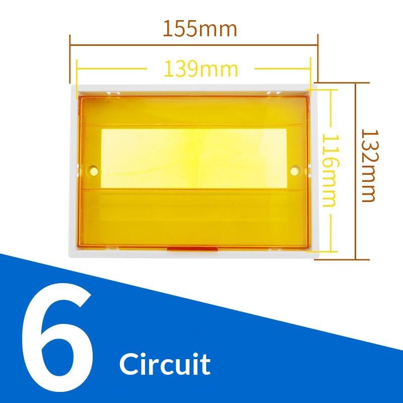 Pz30 Plastic Distribution Box Cover Transparent Protective Panel For Household Circuit Breaker Box