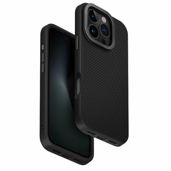 Uniq Keva Max Iphone 16 Pro 6.3 Magclick Capa de Carregamento Preto/Preto(Carbono)