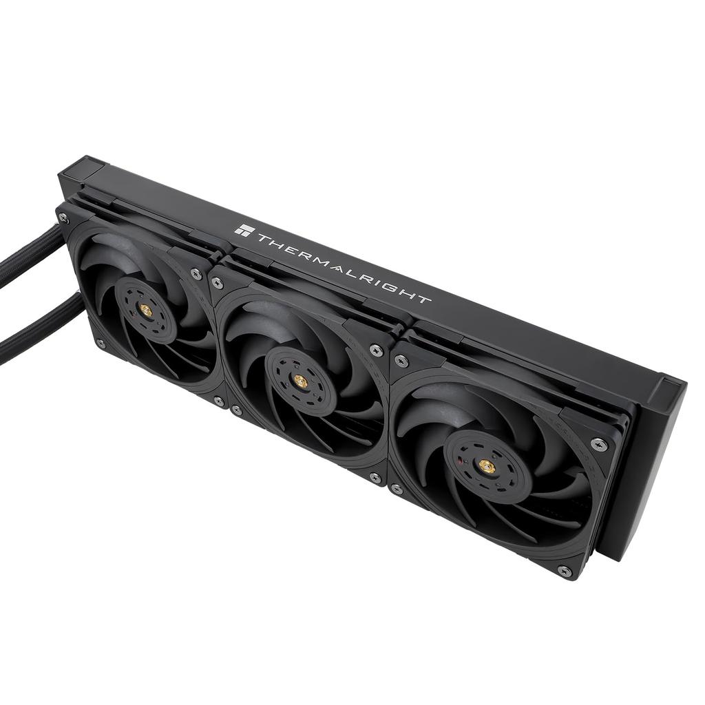 THERMALRIGHT Frozen Edge 360 Black Liquid CPU Water Cooler with 120mm PWM 360 Black Cold Row Integrated Water Cooler Heatsink for Intel Fan,