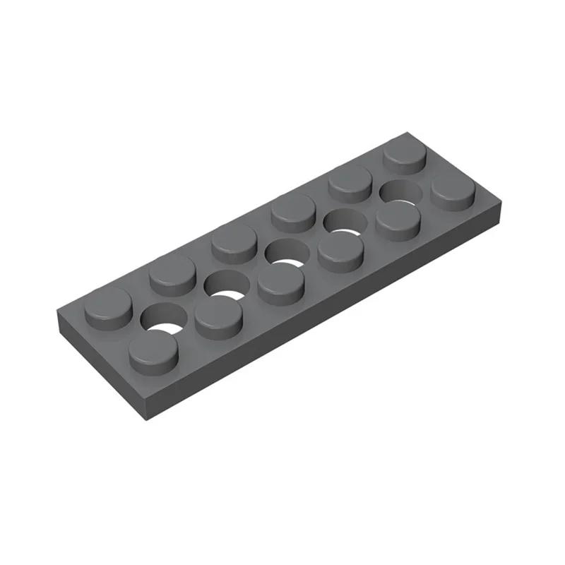 

MOC 10PCS Puzzle Particle 32001 Plate 2x6 With 5 Holes Building Block Kit High-Tech Board Bricks Toy Birthday Gift Dropshipping