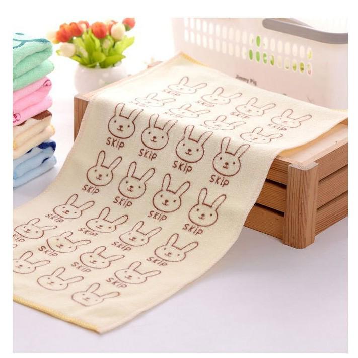 Superfine Fiber Cartoon Print Children's Face Towel - Thick, Absorbent, Soft