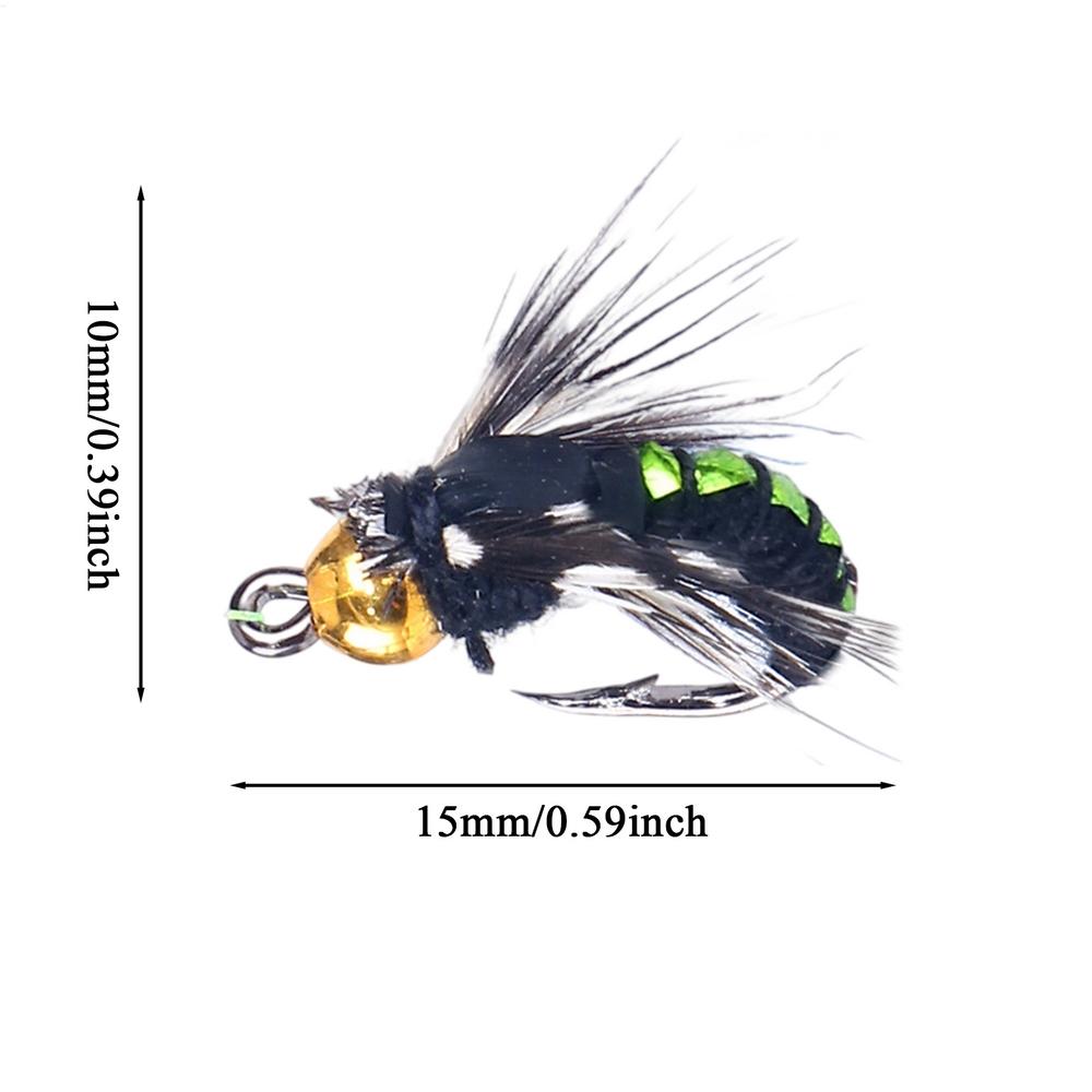 1PC Fly Insectslures Fly Fishing Lures Fly Bait Hooks Imitation Insect Fly Bait Bi_onics Fly Bait For Trout Bass Salmon