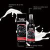 Wheel Shine 100ml Tyre Polish Dressing Tire Coat For Protection Blackening Long-Lasting Bright Luster Looking Like New