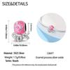 Authentic Original Copper Metal Charm Bead Components Luxury Pink Octopus Bead Component Necklace Bead Components Compatible With Bracelet High