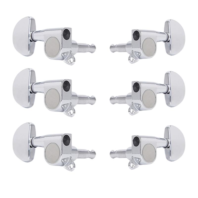 6Pcs Sealed Guitar String Tunings Peg Replacement  3L3R Guitar Machine Head Knobs Tunings Key Acoustics Guitar Tuner