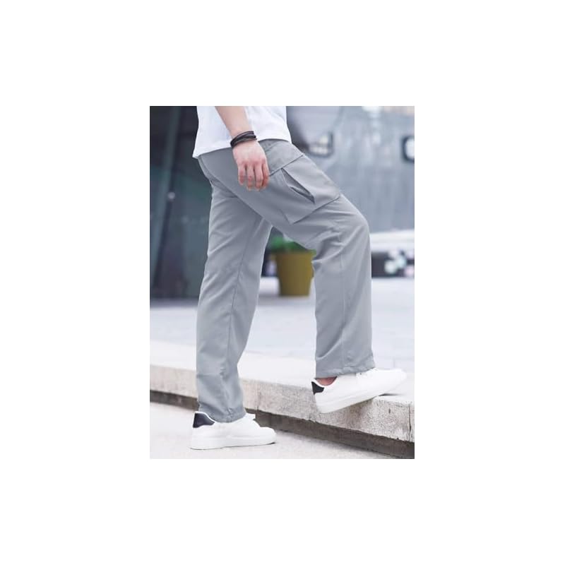 Lymio Men Cargo || Men Cargo Pants || Men Cargo Pants Cotton || Cargos for Men (Cargo-01-04) (XL, Olive Green)