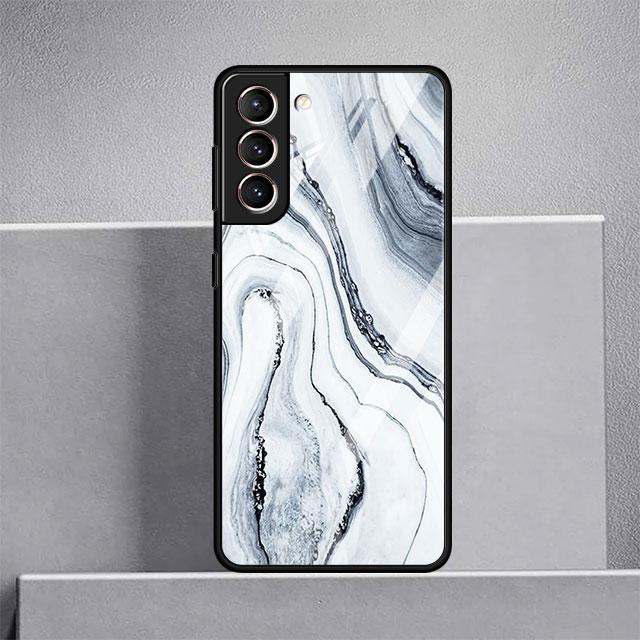

Роскошный крутой стеклянный чехол с мраморным узором для Samsung Galaxy S22 S20 FE S21 Plus, чехол для телефона S10 5G S9 Note 20 Ultra 10 Lite Shell Samsung S21 5G