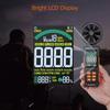 Proster Anemometer/Airflow Meter with 6 Measurement Units: Wind Speed/Airflow/Wind Force/Wind Temperature/Humidity/Dew Point Temperature/Wet Bulb Temp