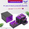 MTG Card Game Dice Tower with Tray - Portable Folding RPG Storage Box with Separate Flip Cover