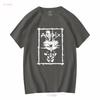 AMEBIX T shirt long or short sleeves vintage Washed Top For Everyday Wear graphic Stretched Casual streetwear Slightly fashion