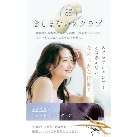 Organic Certified Biseno Head Scrub 200g Non-drying Shampoo Spa Scalp Care Cleansing Lavender Scent Made Japan