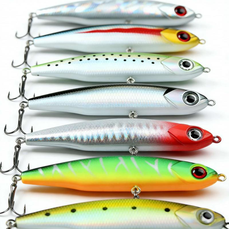 7PCS 3.4g5g8g11.9gUltra-long cast micro-vibrating pencil lure for all swimming layers, suitable for fish like red-eye catfish an