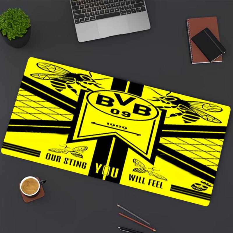 Borussia Dortmund Print Mauspads, für Tastaturpad Laptop PC Matte für Büro Heimgebrauch, Schreibtischdekoration, Perfektes Geburtstagsgeschenk für Gamer