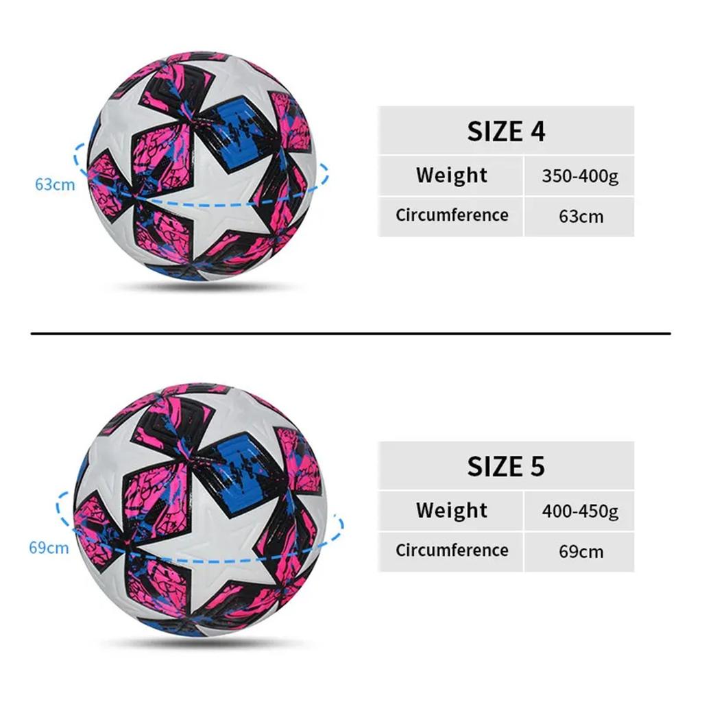 Standard Soccer Ball Professional Outdoors Sports Match Balls Training Seamless Football High Quality PU Material Size 5