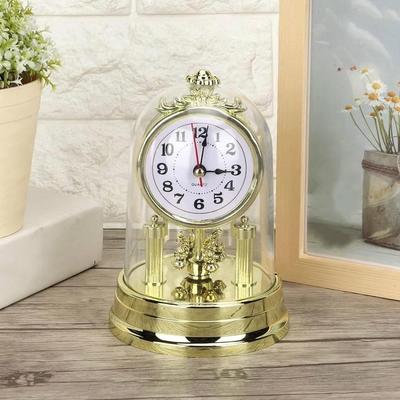 European Style Mute Clock Retro Alarm Clocks Stopwatch Table Clock For Living Room Office Desktop Decoration Watch Gifts