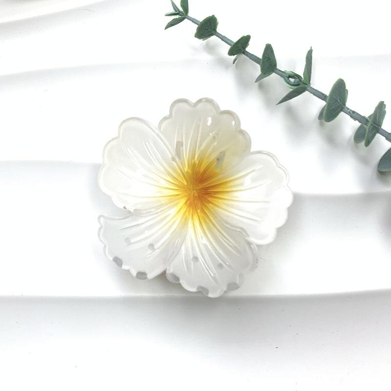 8 cm Curly Flower Claw Hair Clip Women's Head Shark Clip Hair Accessory for N25609