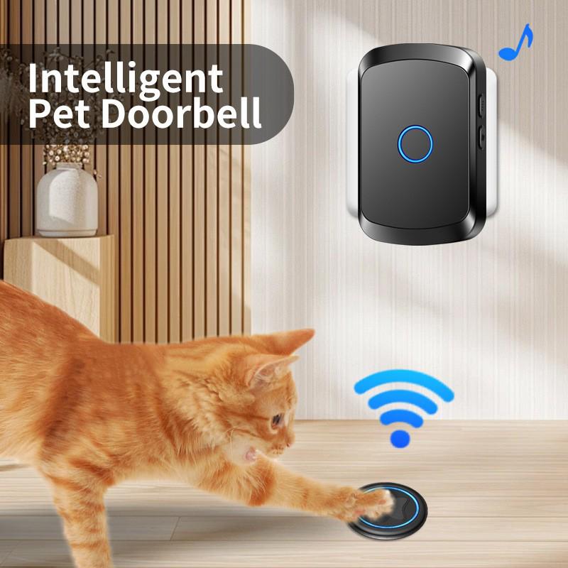 Wireless Long-Distance Home Doorbell with Waterproof Remote Control and Call Button for Elderly - No Wiring Needed