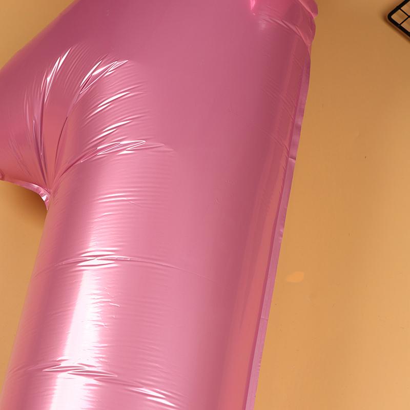Globos de Cumpleaños con Números 0-9 de 40 Pulgadas Globos Rosas con Lazo de Moño para Cumpleaños de Niñas Princesas Globos para Fiesta de Bodas Globo Gigante con Número