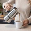 Stainless Steel Mocha Pot Antioxidant Espresso Percolator Italian Coffee Pot  Induction Cooker