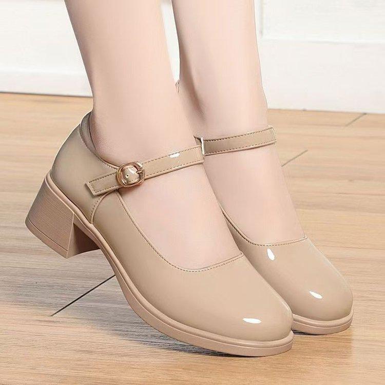 

Туфли Мэри Джейн из маленькой кожи, туфли женские с ремешком-пряжкой на один ремешок с неглубоким вырезом, универсальные с круглым носком, новая весна-лето, мягкая кожа, мягкая подошва, сма 40 абрикосовый