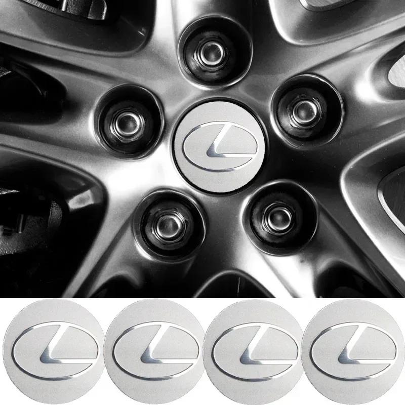 56/60/65MM Metal Alloy Car Logo Wheel Center Hub Cover Sticker with Radian Tire Rim Decoration Modified Decals Accessories