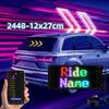 Multilingual APP Programmable DIY Pattern Text Scrolling Advertising Sign LED Car Bar Display Waterproof Led Matrix Pixel Panel