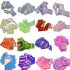 20 Colors Nail Art Sticker Holographic Broken Glass Laser Nail Art Foil Stickers