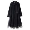 Langarm Plus Size Vintage Neu in Kleidern für Damen Casual Locker Frühling Sommer Herbst Kleid