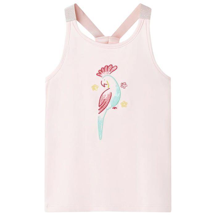 Débardeur pour enfants rose pâle 92/104/116/128/140