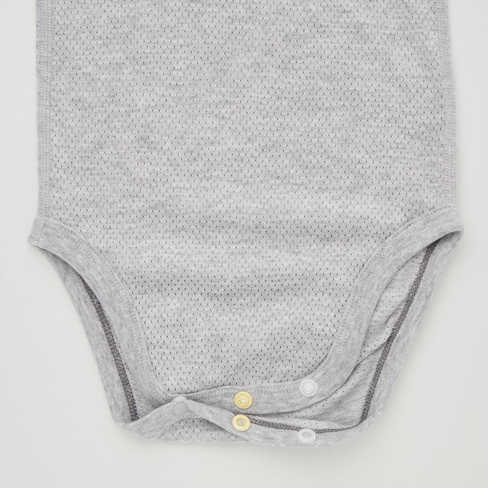Uniqlo Japan Cotton Mesh Body Suit  Sleeveless 