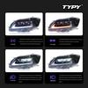 Compatible LED Headlight Assembly with Daytime Running and Flowing Turn Signals for 2006-2014 Toyota Camry Classic.
