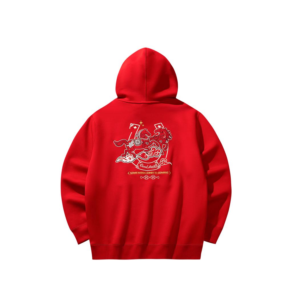 Anta Good Things Will Happen Sweatshirt Men's Rich Red 152618731-5