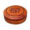 Rosewood Solid Wood Incense Burner and Diffuser with Carved Design for Agarwood and Sandalwood