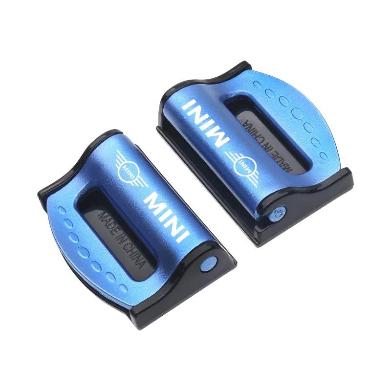 Fashion New Car Safety Seat Belt Buckle Clip Seatbelt Stopper Adjuster Clip To For BMW Mini Cooper One S R50 R53 R56 R60 F55 F56