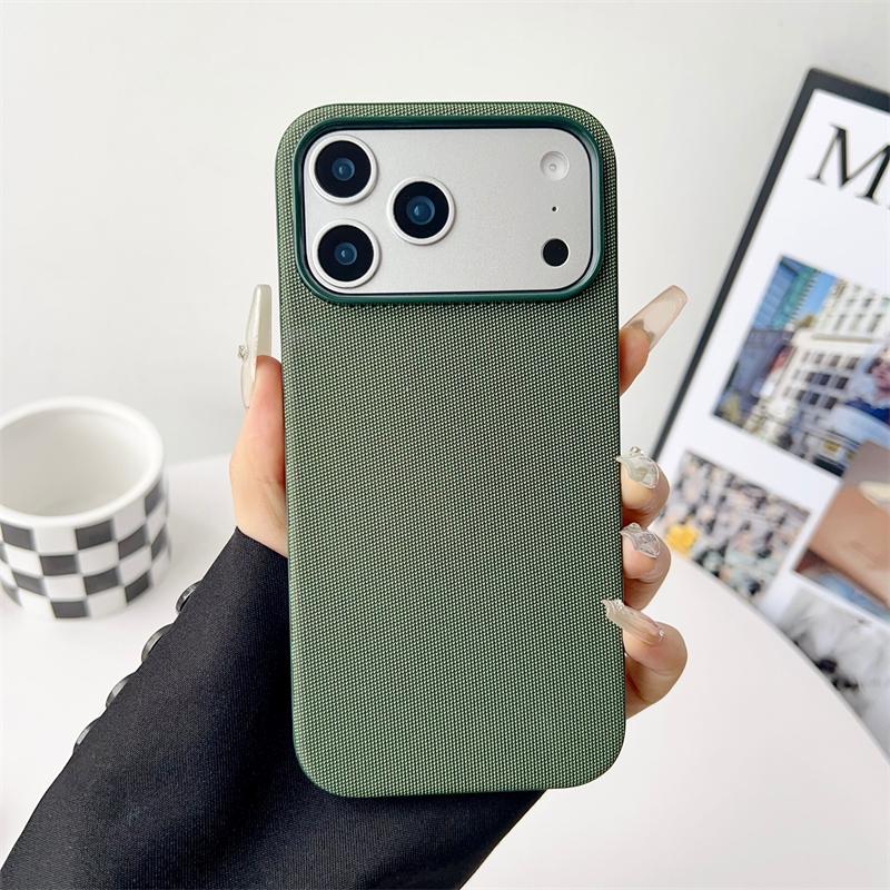 Tech Fabric Woven Magnetic Phone Case for Magsafe IPhone 17 16 Pro Max 17Pro 16Pro IPhone17 IPhone16 Mag Safe Shockproof Cover