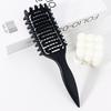 1pc Curly Hair Styling Brush - with Nylon Bristles and ABS Handle, Suitable for All Hairstyles, Available In Multiple Colors