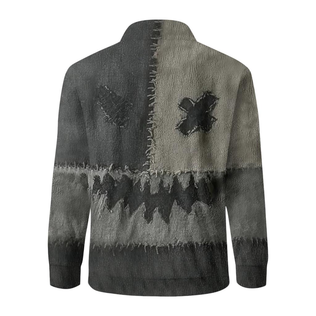 Herren-Sweatshirt mit Stehkragen ist ein lässiges Outdoor-Sweatshirt-Oberteil