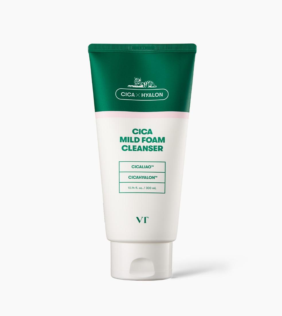VT Cica Mild Foam Cleanser Gentle Hydrating Facial Cleanser 300ml