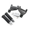 HDBUBALUS Motorcycle Tandem Steps Rear Passenger Footpegs for Harley Sportster 883 1200 48 72 XL 2004-2013
