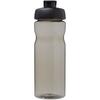 Sports bottle, 650 ml with flip lid H2O Active® "Base Tritan™" Carbon