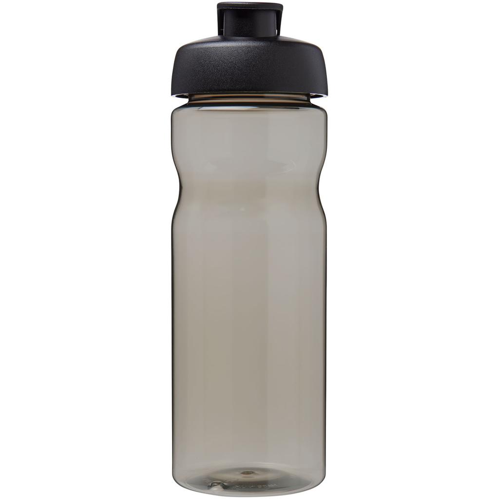 Sports bottle, 650 ml with flip lid H2O Active® "Base Tritan™" Carbon