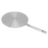 24cm Heat Diffuser Plate Stainless Steel Induction Cooker Heat Transfer Plate Adapter with Handle