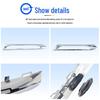 Mercedes-Benz E-Class Front Bumper Fog Light Frame & Daytime Running Light Cover Trim