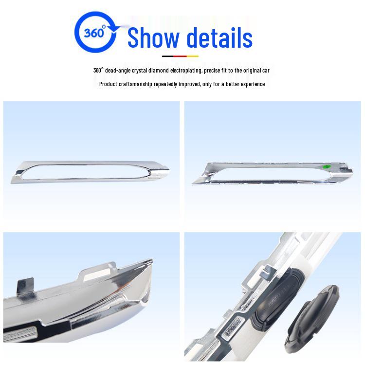 Mercedes-Benz E-Class Front Bumper Fog Light Frame & Daytime Running Light Cover Trim