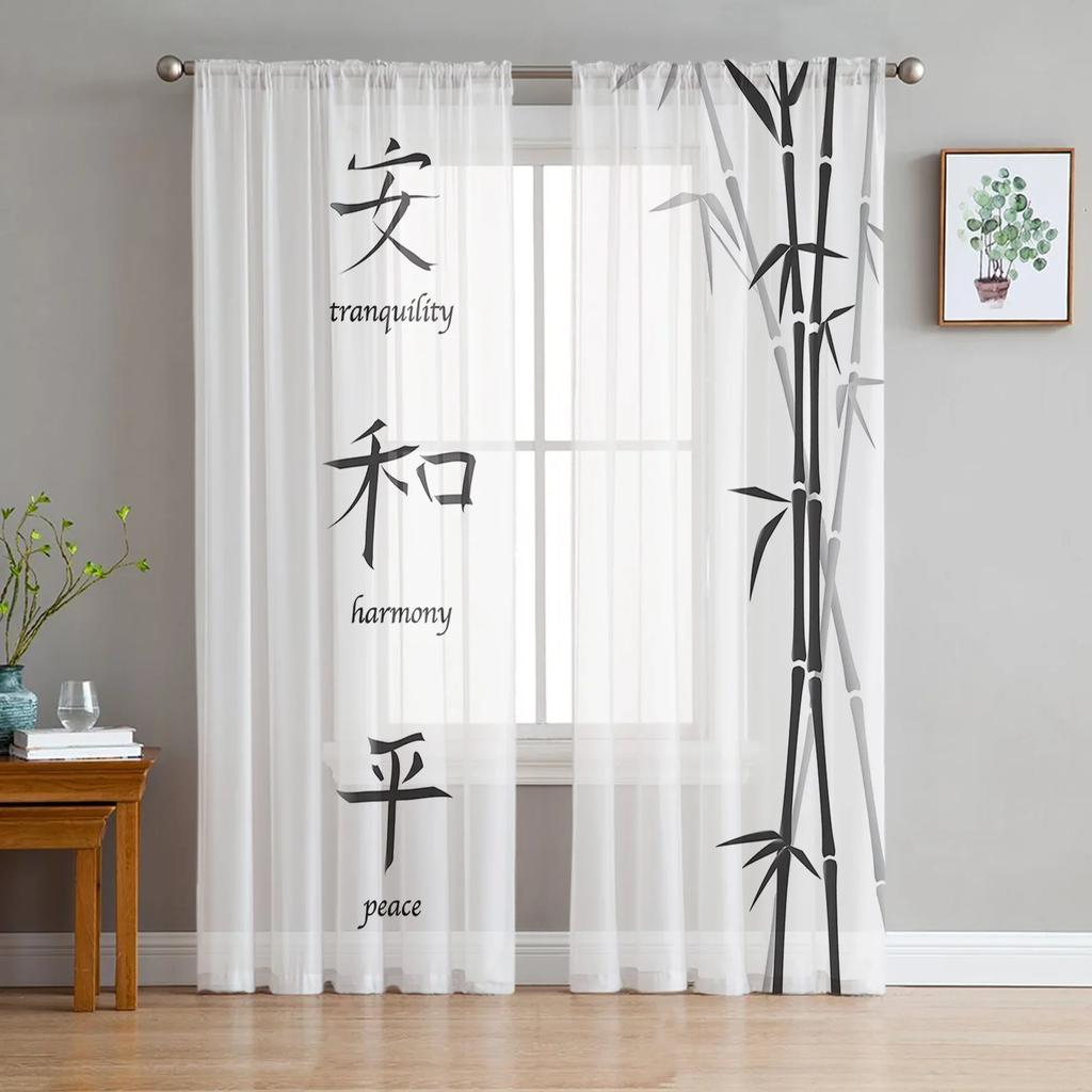 Polka Dot Schwarz Und Weiß Einfache Chiffon Gardinen für Wohnzimmer Schlafzimmer Dekoration Fenster Voiles Tüll Vorhang Vorhänge