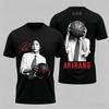 BTS Arirang Design Double Sided T-shirt 2026 World Tour Summer Pure Cotton T-shirt Men's Women's Y2k Clothing Oversized Shirt