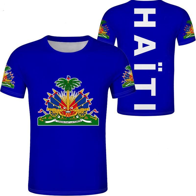 HAITI Flag National Emblem T-Shirts 3D Printed TShirt Summer T Shirt Fashion Kids Casual Boys Girls Tees Tops Children Clothing